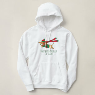 Dachshund-Weihnachts-Hoodie-Sweatshirt Hoodie