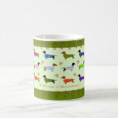 Dachshund-Weihnachtstasse Kaffeetasse (Mittel)