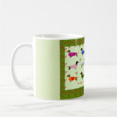 Dachshund-Weihnachtstasse Kaffeetasse (Links)