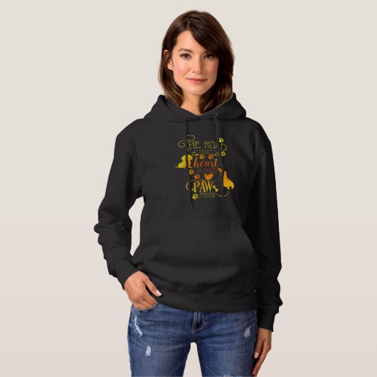 Dachshund Weiner Dog Dog Quote Paw Hoodie (Vorne ganz)
