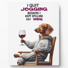 Dachshund Weintrinker