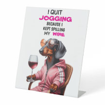 Dachshund Weintrinker