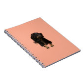 Dachshund-Welpe Notizblock (Rechte Seite)