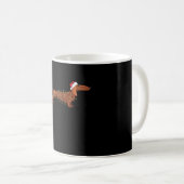 Dachshund Wiener Dog Christmas Light Essential T-S Kaffeetasse (VorderseiteRechts)