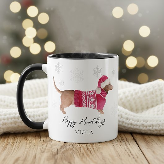Dachshund Wiener Dog Ferienzeit Tasse