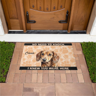 DACHSHUND WIENER DOG FUßMATTE