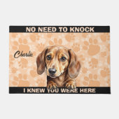 DACHSHUND WIENER DOG FUßMATTE (Vorderseite)