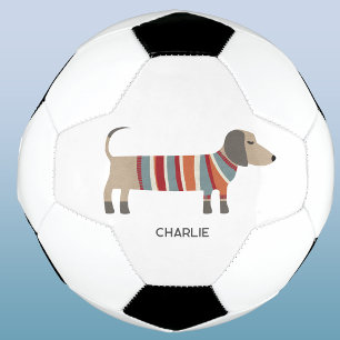 Dachshund Wiener Dog Personalisiert Fußball