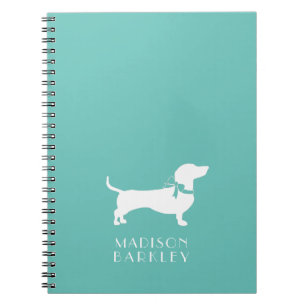 Dachshund Wiener Dog Puppy Notebook Notizblock