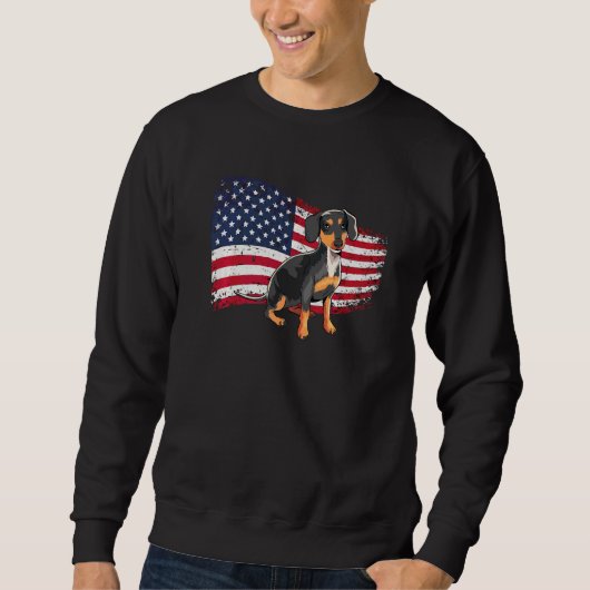 Dachshund Wiener Dog Rasse 29 Sweatshirt (Vorderseite)