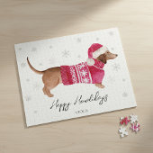 Dachshund Wiener Dog Watercolor Pet Gift Puzzle