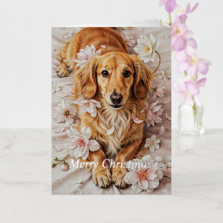 Dachshund Wiener Dog Weihnachtsgrüße