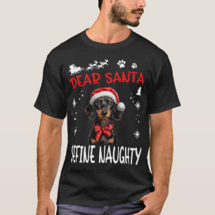 Dachshund Wiener Doxie Hund Hund Weihnachten Liebe T-Shirt