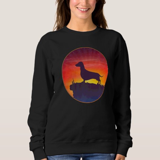 Dachshund Wiener Hunderasse 7 Sweatshirt (Vorderseite)