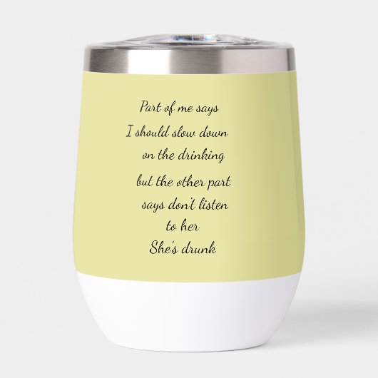 Dachshund Wine Drinker (Vorderseite)