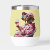 Dachshund Wine Drinker (Rückseite)