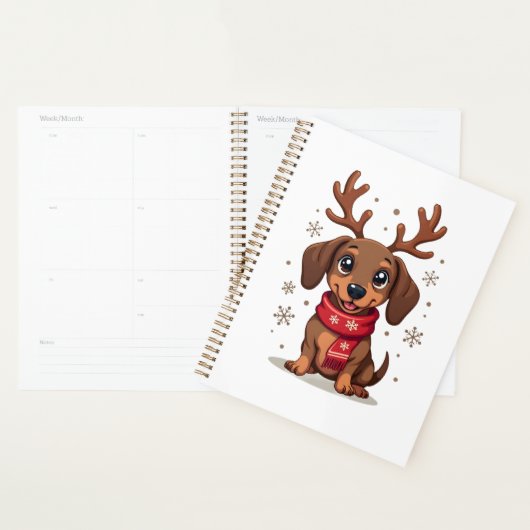Dachshund Winterfreude Planer (Anzeige)