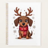 Dachshund Winterfreude Planer (Vorderseite)