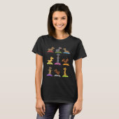 Dachshund-Yoga T-Shirt (Vorne ganz)