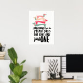 Dachshunde sind wie Kartoffelchips Poster (Heimbüro)