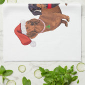 Dachshunde Weihnachten Handtuch (Gefaltet)