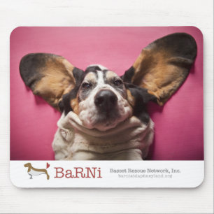 Dachshundgesicht Mousepad