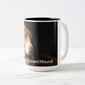 Dachshundjagdhund-Kaffee-Tasse Zweifarbige Tasse (VorderseiteRechts)