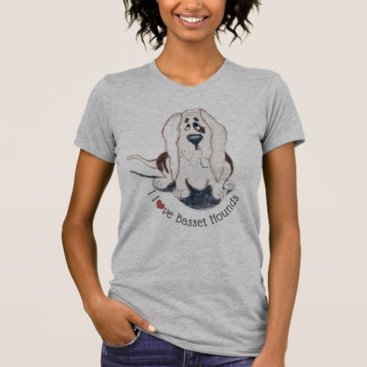 Dachshundjagdhunde Frauen der Liebe I die T-Shirt (Vorderseite)