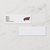 Dachshundnt Mini Visitenkarte (Vorne/Hinten)