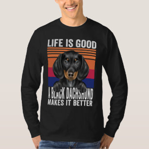 Dachshunds machen Ihr Leben gut Vintage T-Shirt