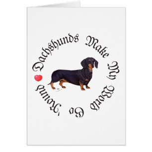 Dachshunds machen meine Welt