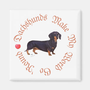 Dachshunds machen meine Welt Magnet