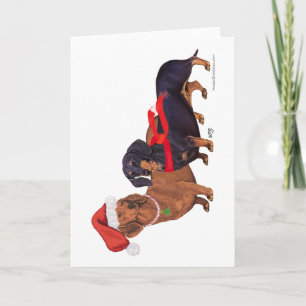 Dachshunds Weihnachten