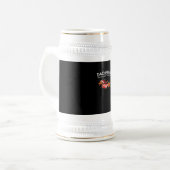 Dachshunds Weihnachtspullover Muster Klassisches T Bierglas (Vorderseite Links)