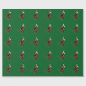 Dachsing Durch Den Schnee Dachshund Wursthund Geschenkpapier (Flach)