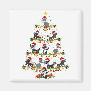 Dachslichter Weihnachten Santa Dachs Weihnachtsbau Magnet