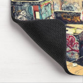 Dachspitze-Graffiti in Chinatown Mousepad (Ecke)