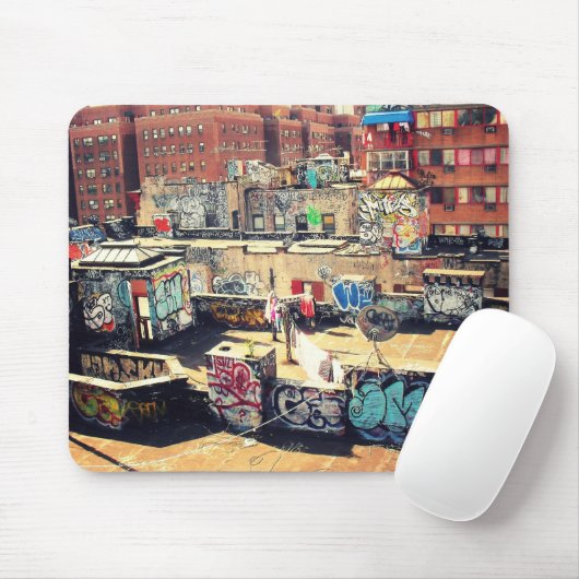 Dachspitze-Graffiti in Chinatown Mousepad (Mit Mouse)