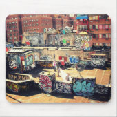 Dachspitze-Graffiti in Chinatown Mousepad (Vorne)