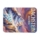 Dachstein-Gletscher Österreich Magnet (Horizontal)