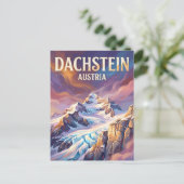 Dachstein-Gletscher Österreich Postkarte (Stehend Vorderseite)