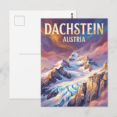Dachstein-Gletscher Österreich Postkarte (Vorne/Hinten)