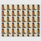 DACHSUND GESCHENKPAPIER (Flach)