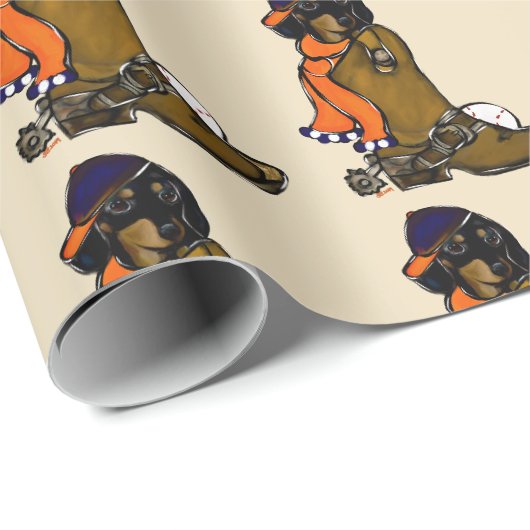 DACHSUND GESCHENKPAPIER (Rolleneckpunkt)