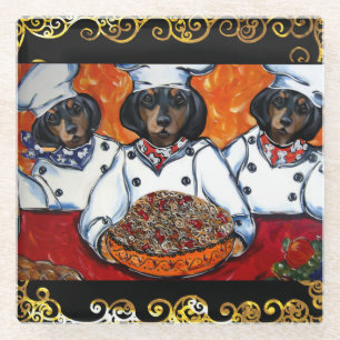 DACHSUND   GLASUNTERSETZER
