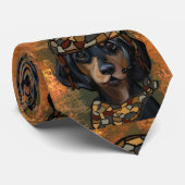 DACHSUND KRAWATTE (Gerollt)