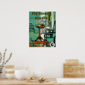 Dachsund, Matisse Style Poster (Küche)