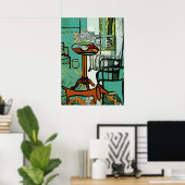 Dachsund, Matisse Style Poster (Heimbüro)