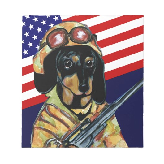 DACHSUND NOTIZBLOCK (Vorderseite)