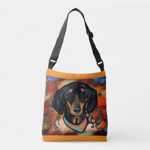 DACHSUND TRAGETASCHEN MIT LANGEN TRÄGERN